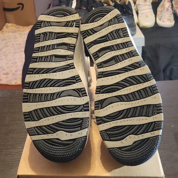 Air Jordan 10 Retro Fusion  (AJF 10) Rare "Cement" (2010) Men 10 Womens 11.5 EUC - Picture 9 of 10